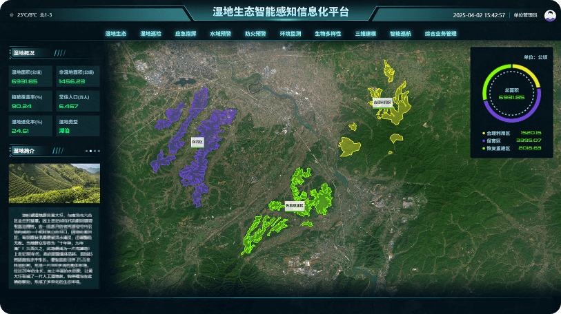湿地生态智能感知信息化平台